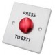 SAAS Metal Exit Button - Red Button